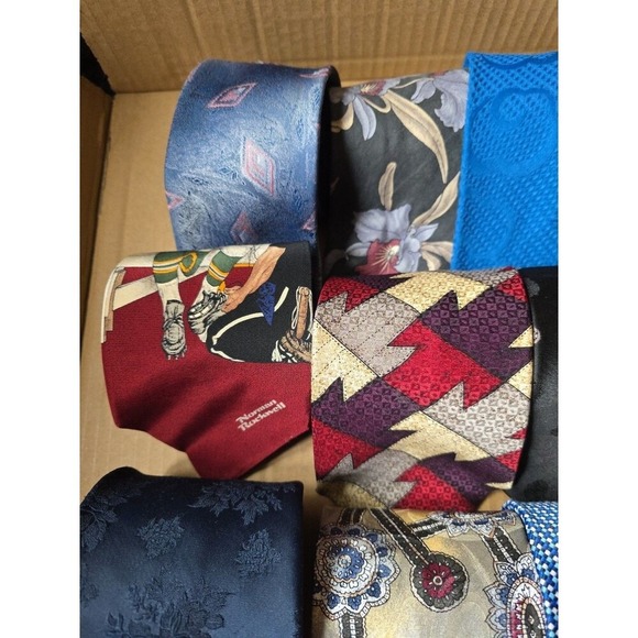 Mixed Lot of 17‎ Men's Neckties Business Casual Dress Wear Variety - Picture 6 of 6
